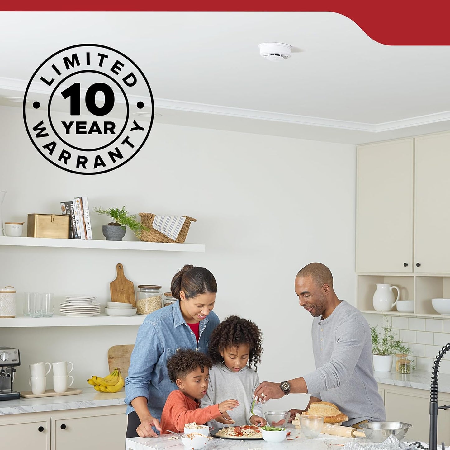 Kidde 20SD10 Smoke Alarm, 10 Year Battery Operation, Easy Installation, New!