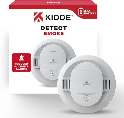 Kidde 20SDR Smoke Alarm, AA Battery Powered, Easy Installation, New!