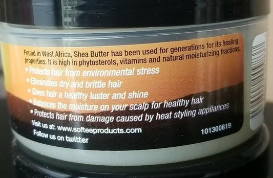 Softee SIGNATURE African Shea Butter Hair & Scalp Conditioner 5.25OZ - Lot of 2