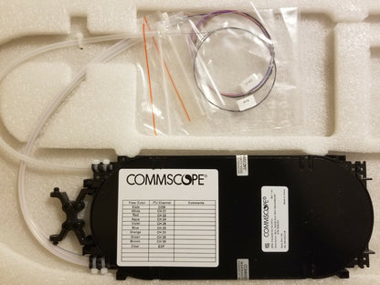 Commscope FSCADD1821G1XPXX / FOSC-OC-6 / 8 Channel Fiber Optic Splice Tray - NEW