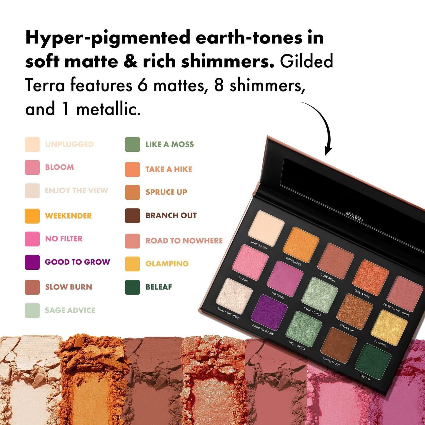 Milani Gilded Hyper Pigmented Eyeshadow (2 Pack, 30 Pigments) - New! Free Ship!