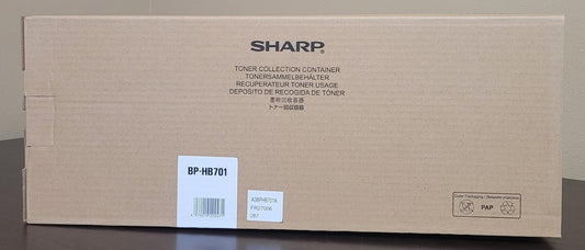 Genuine Sharp Toner Collection Container (BP-HB701) - NIB - Free Ship!