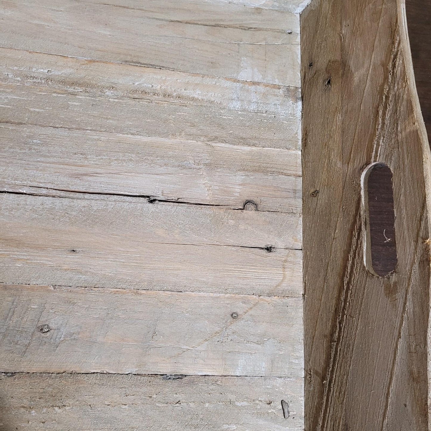 The Magnolia Market Genuine Mahogany Ottoman Tray - New in Box - Free Shipping!