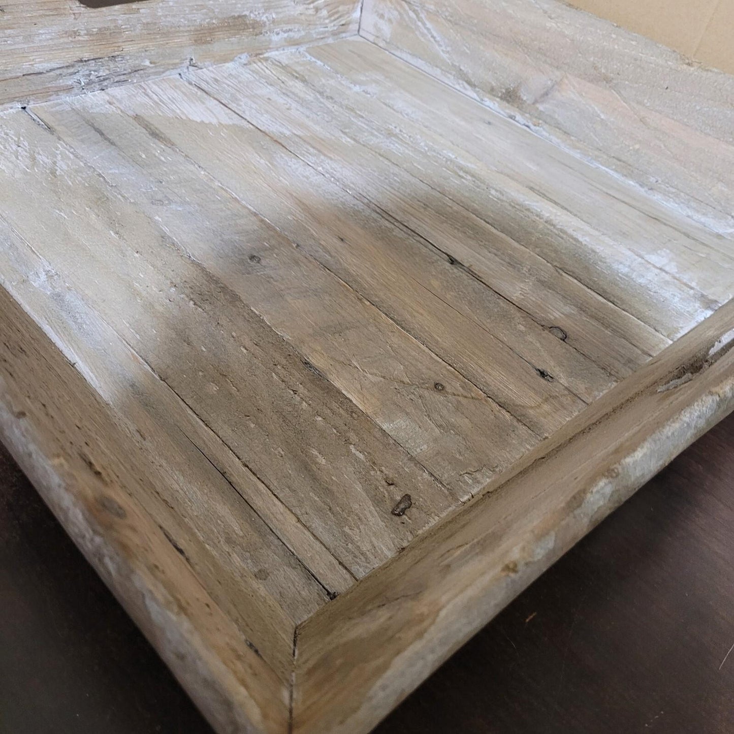 The Magnolia Market Genuine Mahogany Ottoman Tray - New in Box - Free Shipping!