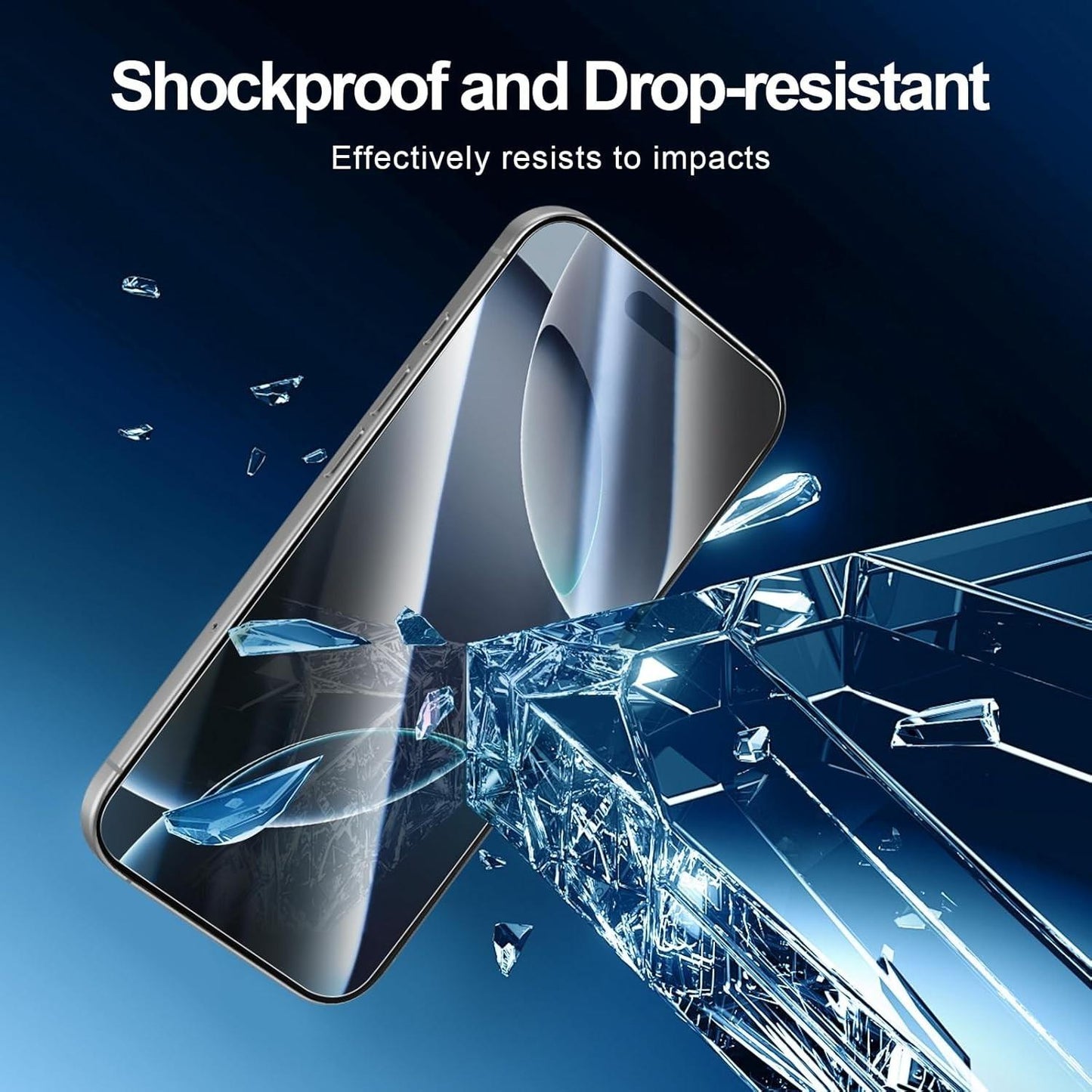 NEW'C 9h Tempered Glass for iPhone 16 Pro Max (6-9 pcs) - Free Shipping!