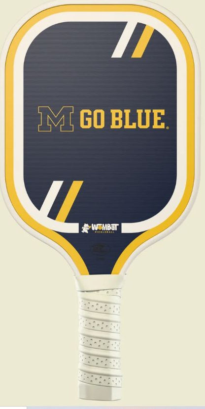 Wombat Pickleball Paddle / Racquet, Pick Your College Team, USAPA Approved, New!