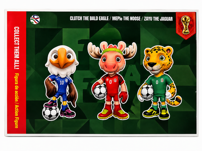 FIFA World Cup 2026 Collectible Clutch, Maple, Zayu -  NEW!