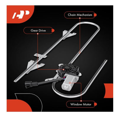 A-Premium Driver Side Window Regulator for Kenworth T800/W900 2009-2010 - NEW!