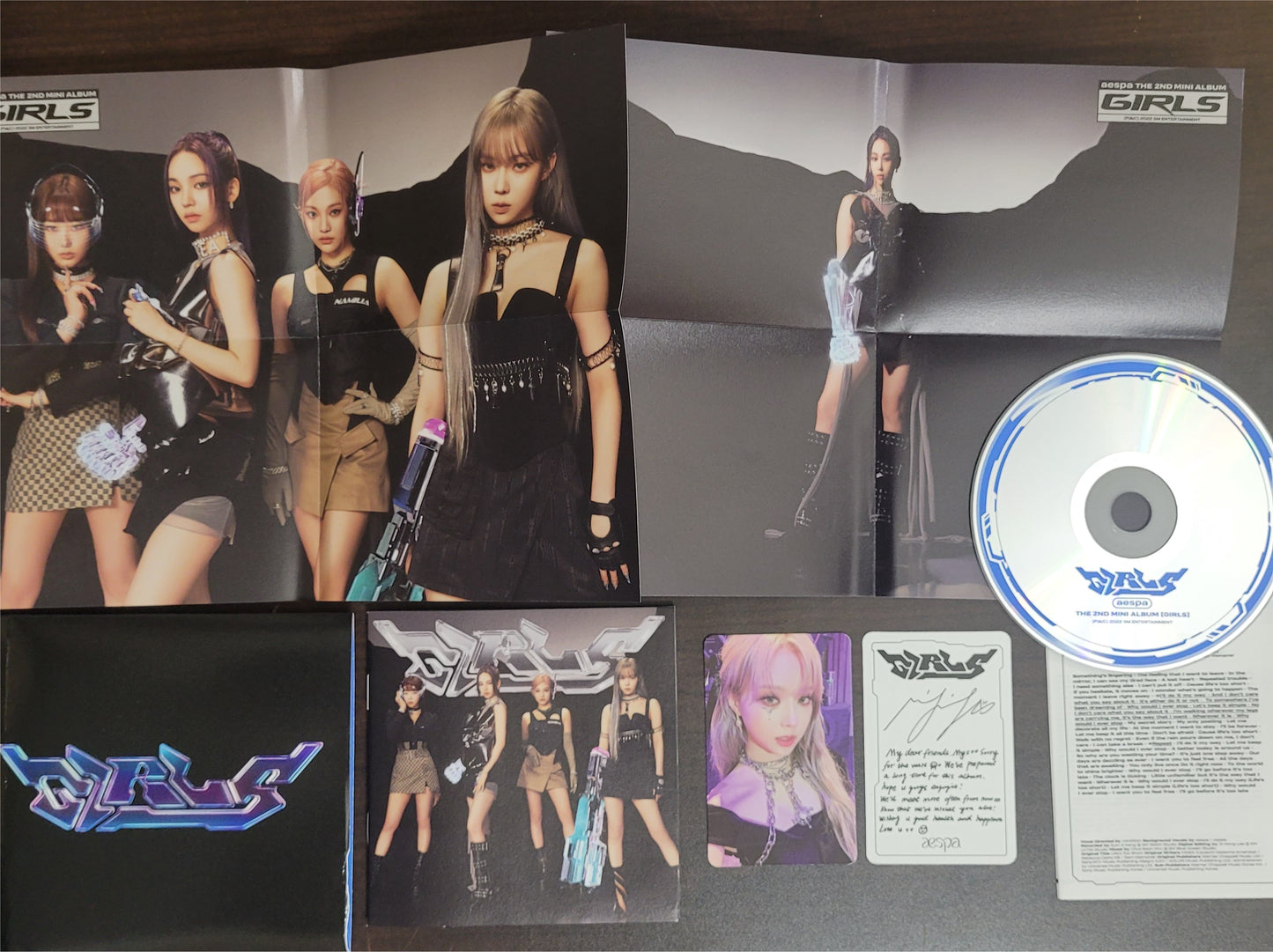 aespa GIRLS - 2nd Mini Album (International Ver.) K-POP 2022 * CD+Photobk+Poster