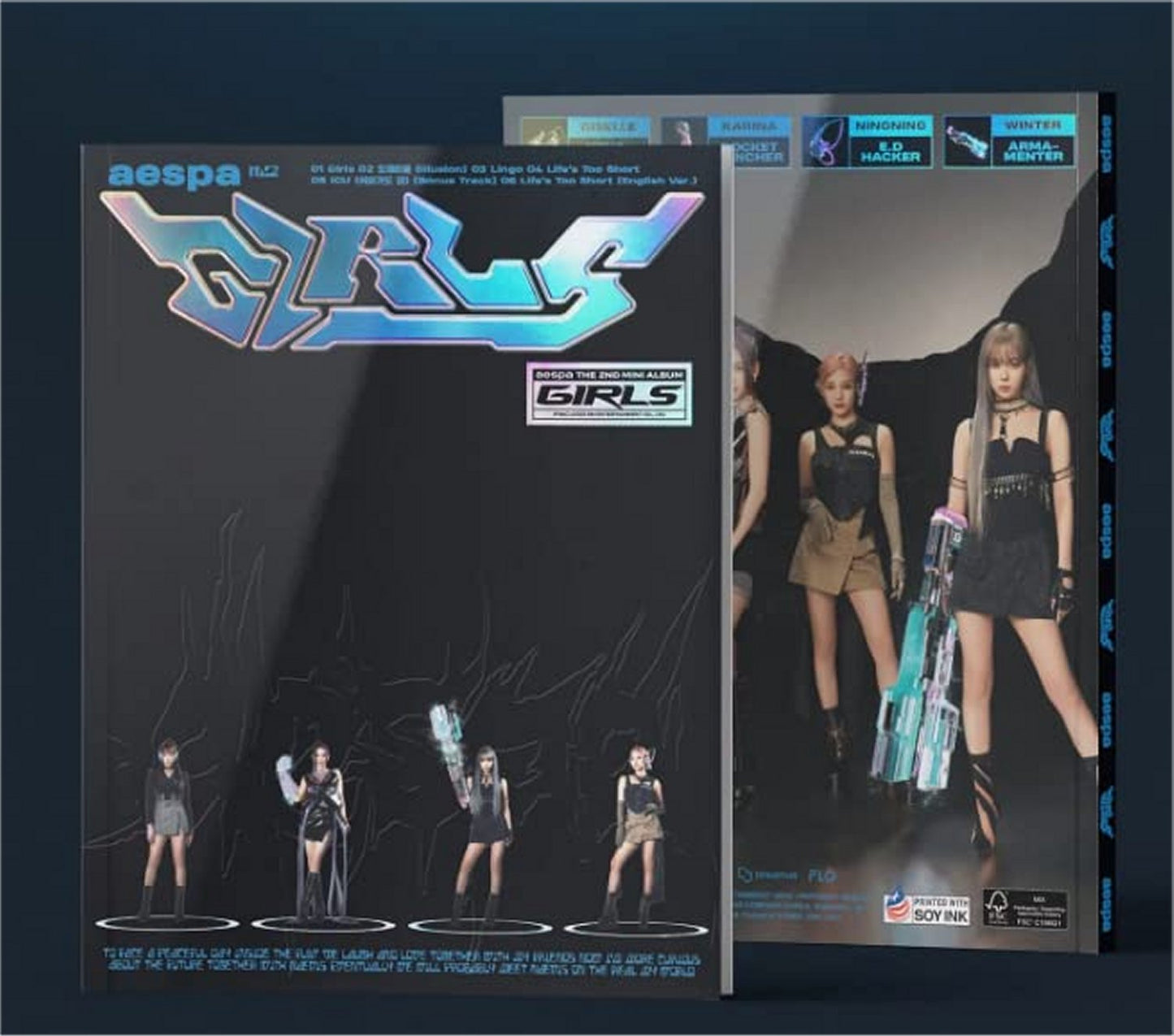aespa GIRLS - 2nd Mini Album (International Ver.) K-POP 2022 * CD+Photobk+Poster