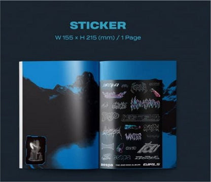 aespa GIRLS - 2nd Mini Album (International Ver.) K-POP 2022 * CD+Photobk+Poster