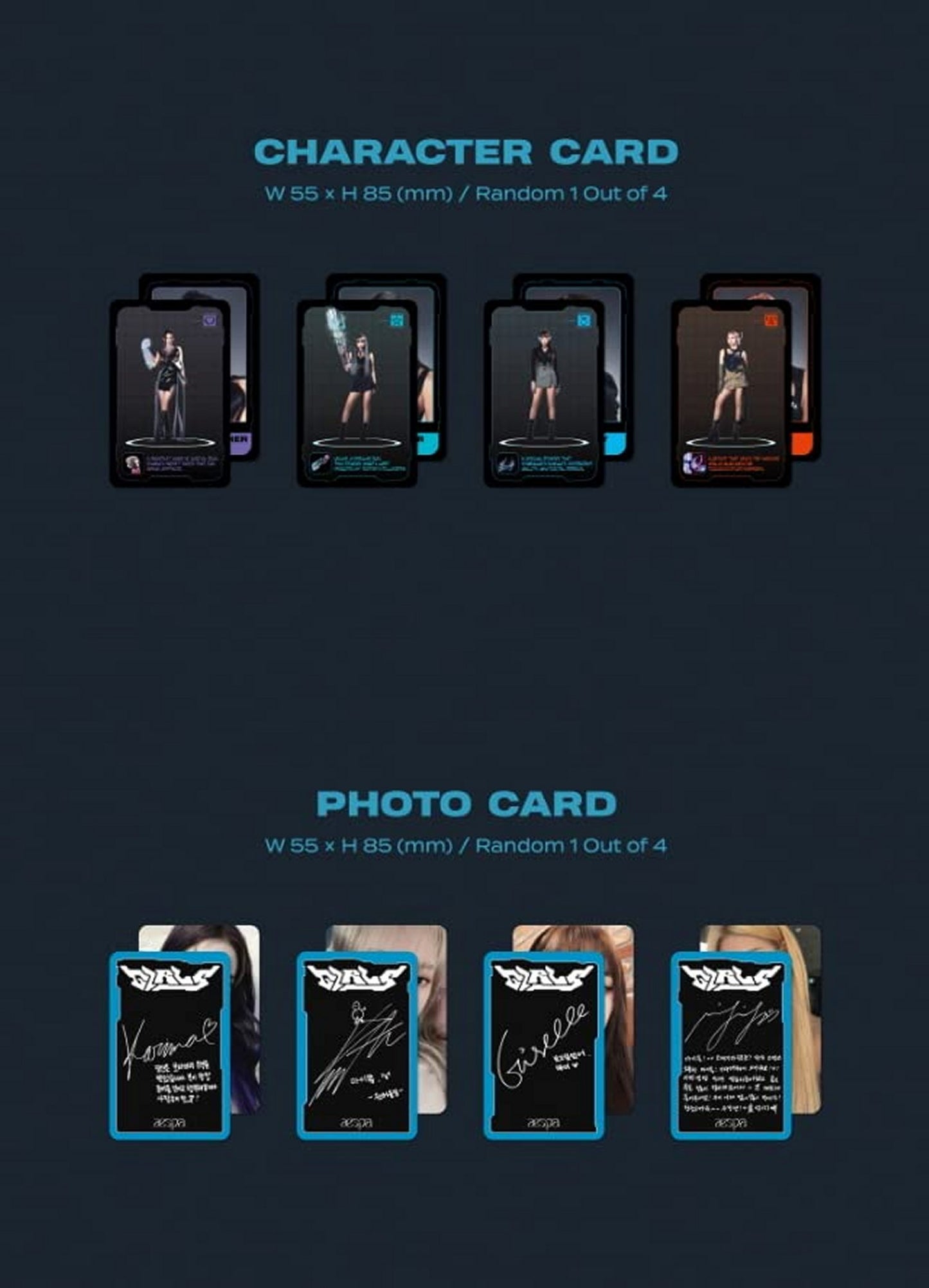 aespa GIRLS - 2nd Mini Album (International Ver.) K-POP 2022 * CD+Photobk+Poster