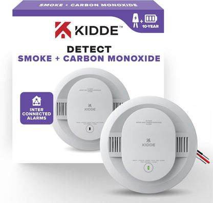 Kidde 30CUA10 Combination Smoke + Carbon Monoxide Alarm, Hardwired, New!
