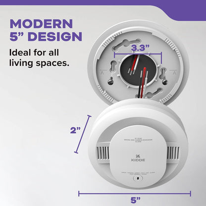 Kidde 30CUA10 Combination Smoke + Carbon Monoxide Alarm, Hardwired, New!