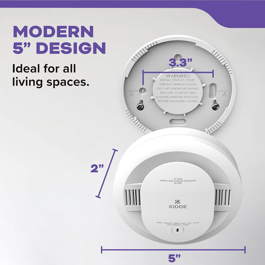 Kidde 30CUD10 Smoke and Carbon Monoxide Detector, 10 Year Battery, New (Open Box