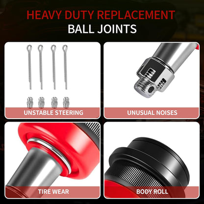 Heavy Duty Replacement Ball Joints for 2007-2018 Jeep Wrangler, Replaces 3134