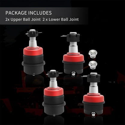 Heavy Duty Replacement Ball Joints for 2007-2018 Jeep Wrangler, Replaces 3134
