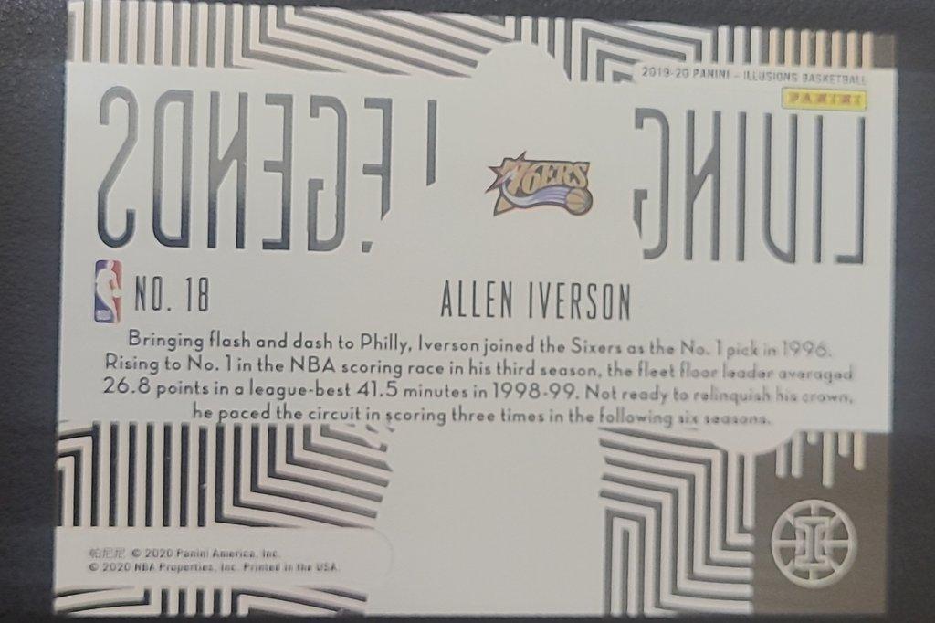 Allen Iverson - 6/26/96, The Sixers draft - Jersey #3, Card #91, 1996 Upper Deck