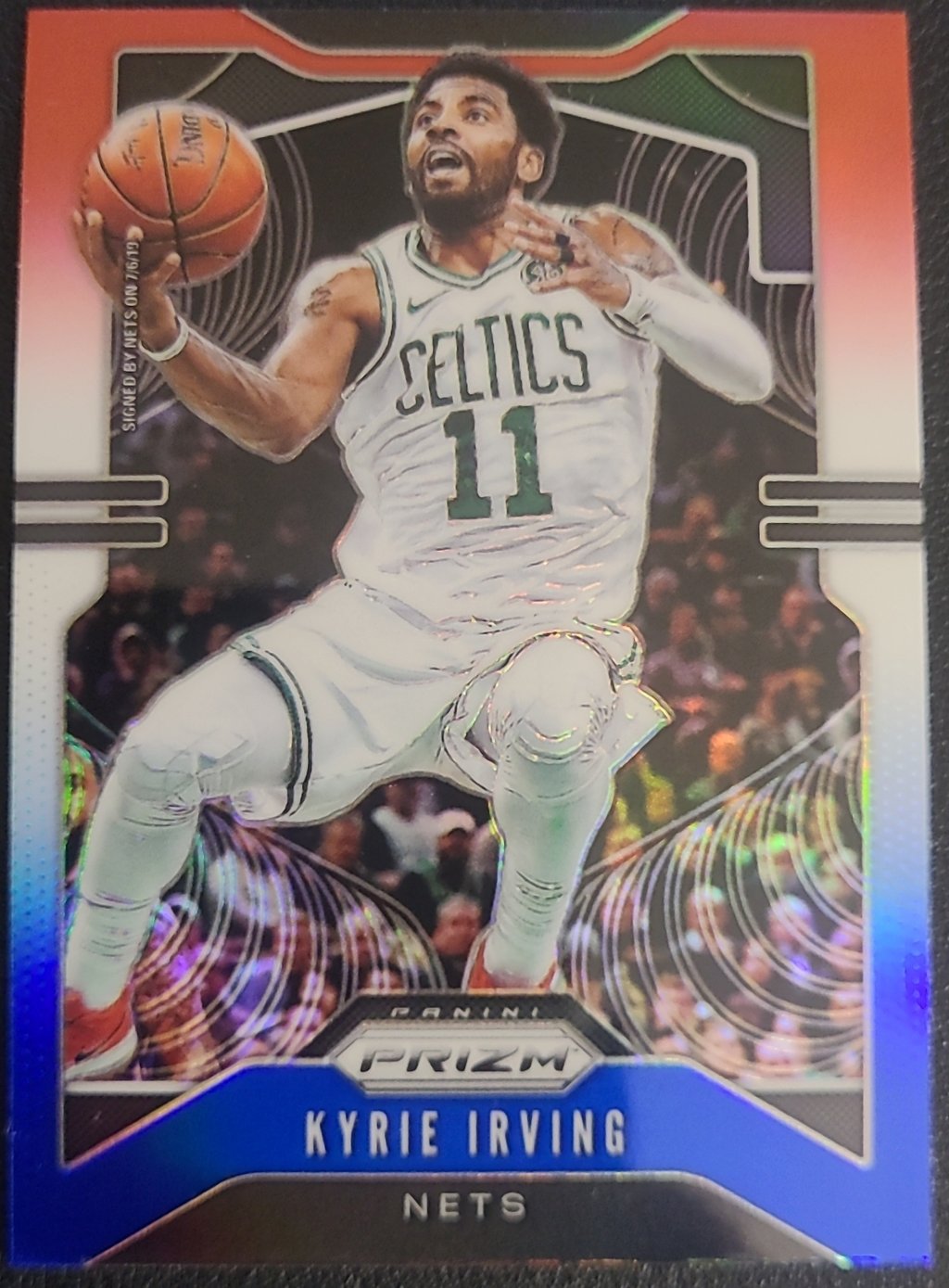 Kyrie Irving - Boston Celtics, Jersey #11, Card #201, 2020-21 Panini Prizm
