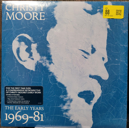 CHRISTY MOORE "The Early Years 1969-81" 2xLP 2020 Tara, New (Sealed)!