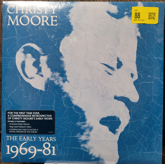 CHRISTY MOORE "The Early Years 1969-81" 2xLP 2020 Tara, New (Sealed)!