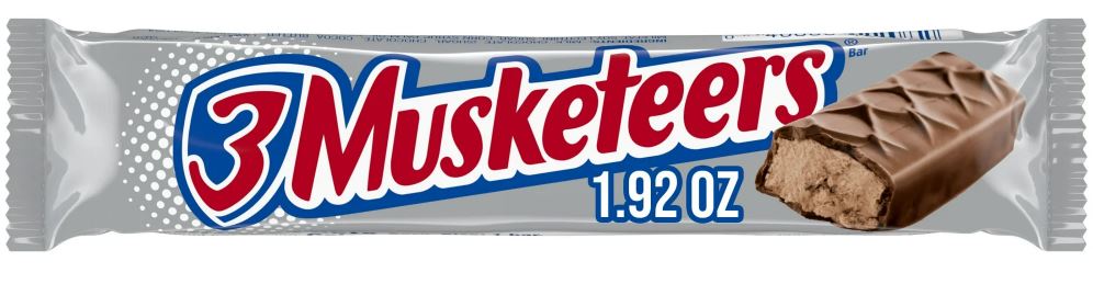 3 Musketeers Candy Bar, 1.92 oz