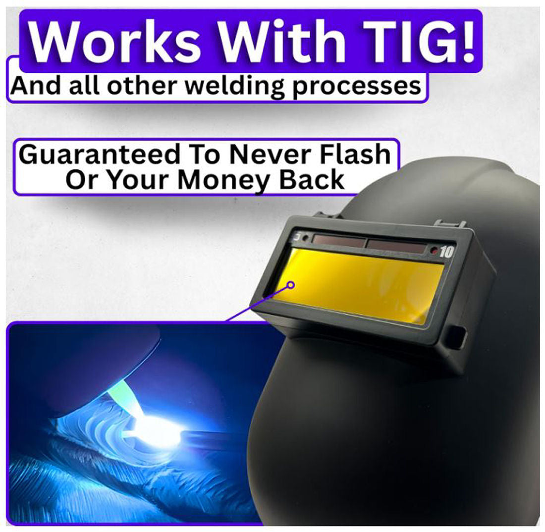 King 2.0 | Shade 12 Gold Auto Darkening Welding Lens | 20A TIG Rated - NEW!