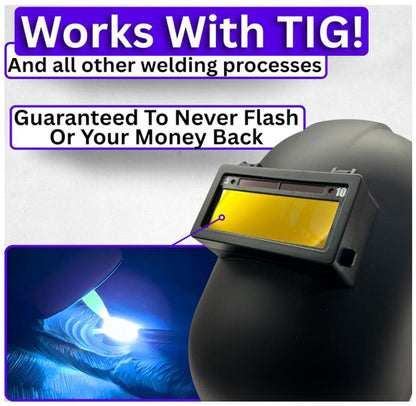 King 2.0 | Shade 12 Gold Auto Darkening Welding Lens | 20A TIG Rated - NEW!
