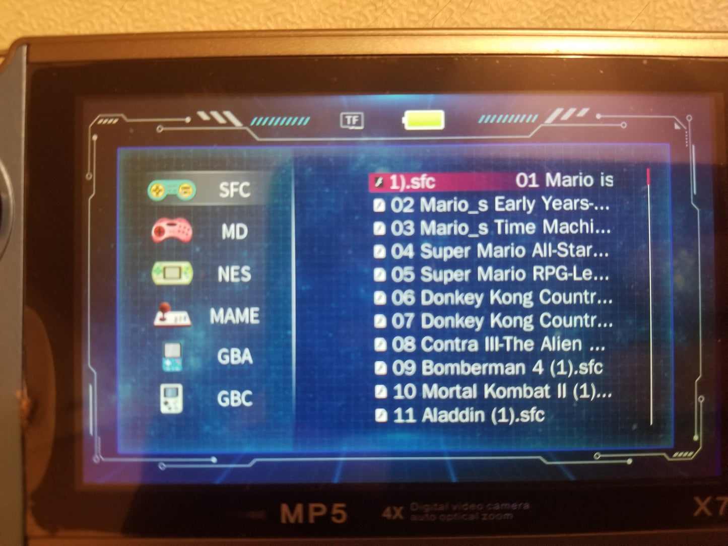 1000 Game Handheld System