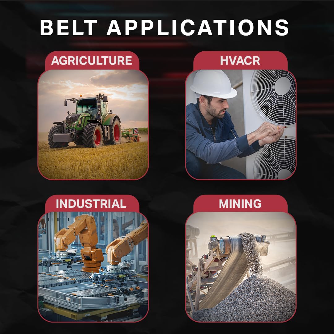 BESTORQ 4/5VX1000 Rubber V-Belt, Banded/Cogged, 100" x 2.72" x .061", Brand New!