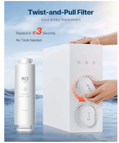 400 GPD Reverse Osmosis System Filter Replacement, SS-001 Sink Water Filter, New