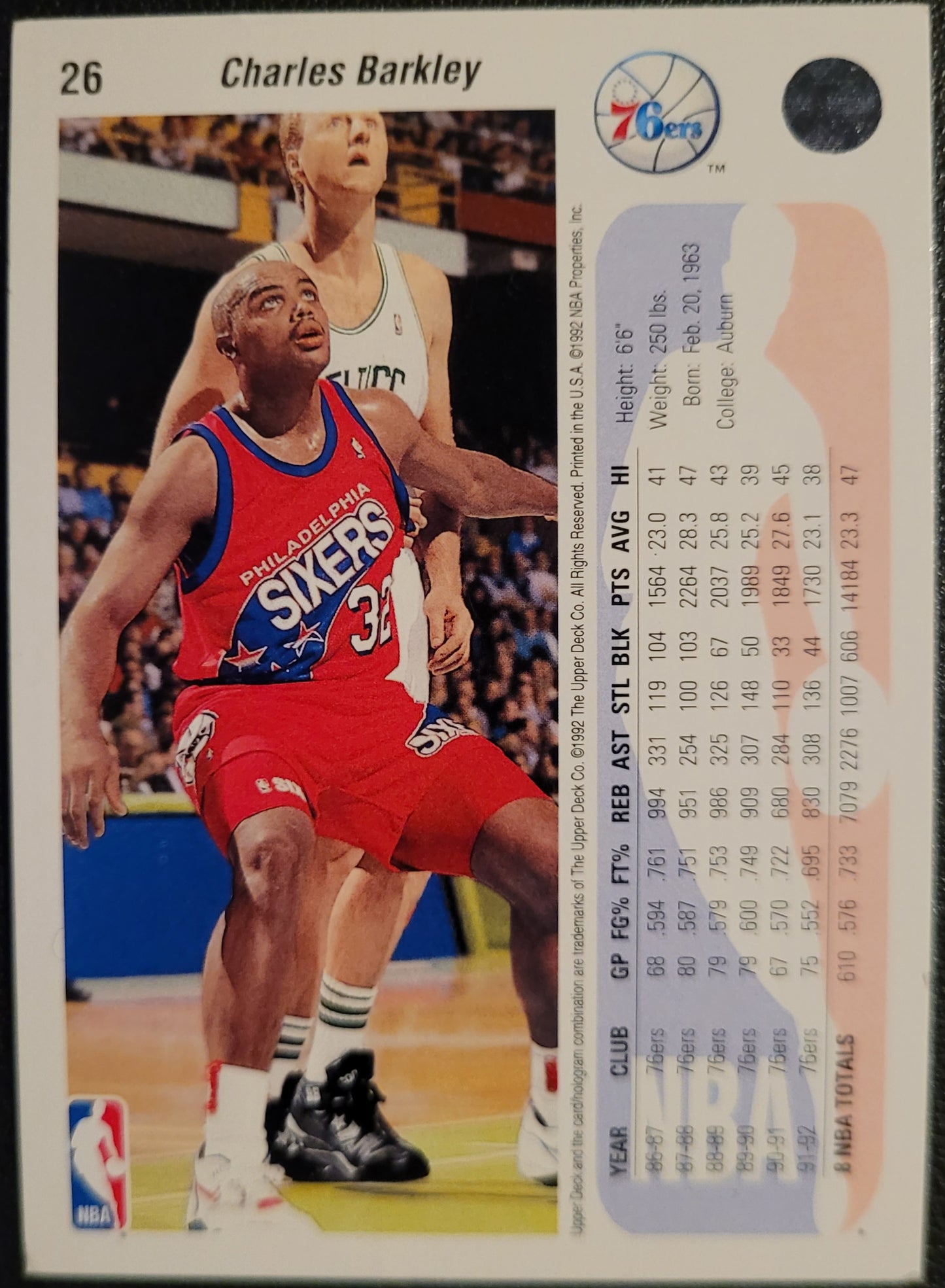 1992-93 Upper Deck #26 Charles Barkley
