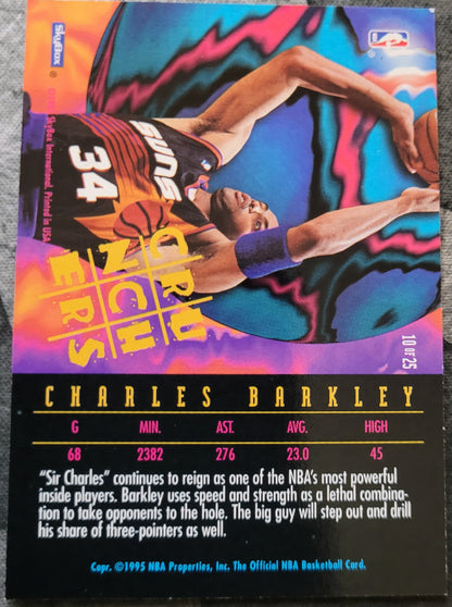 1995-96 Hoops #10 Charles Barkley Number Crunchers