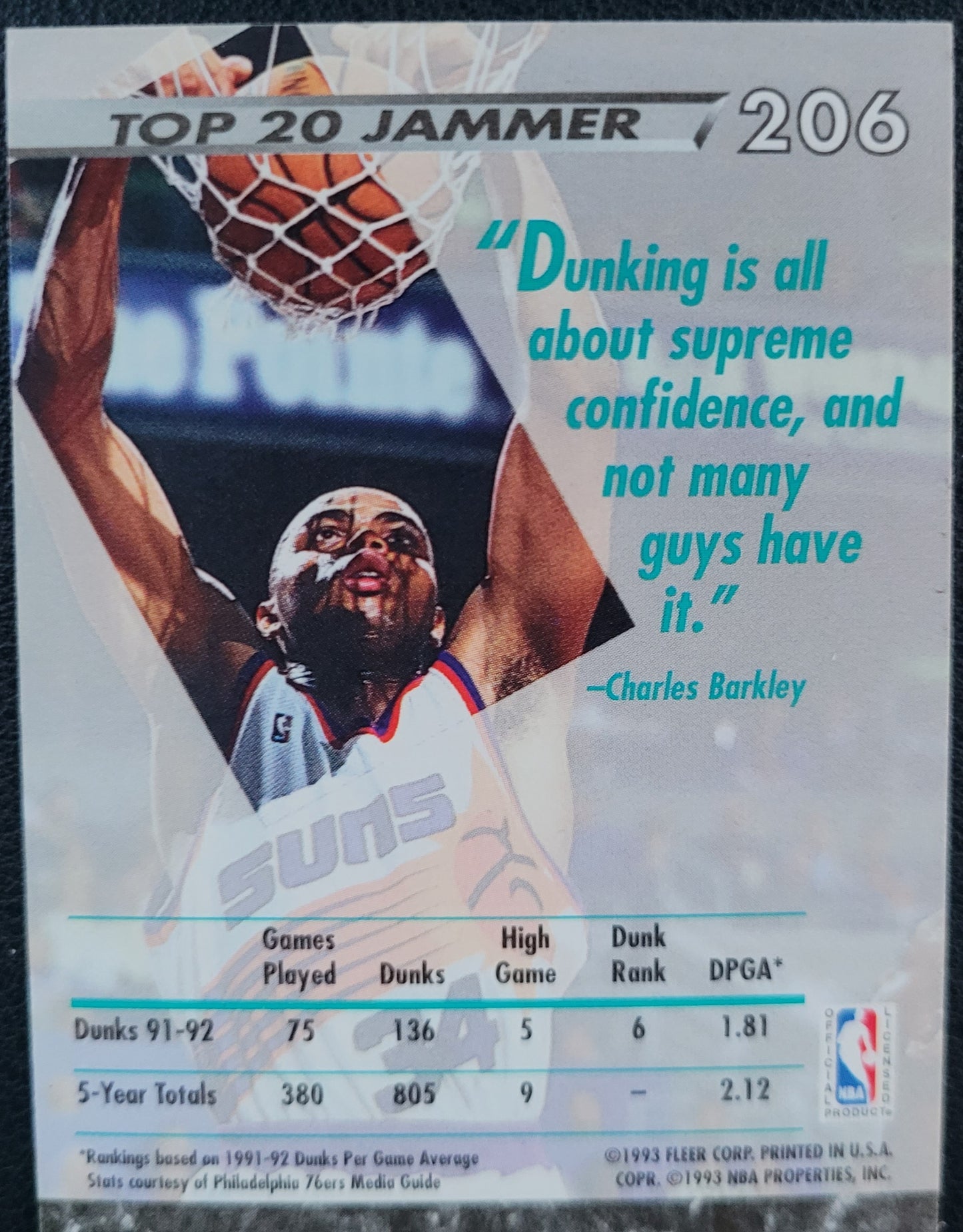 1992-93 Ultra #206 Charles Barkley