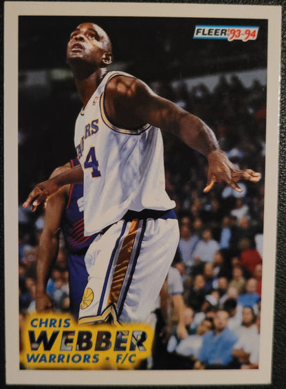 1993-94 Fleer #292 Chris Webber