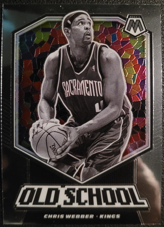 2019-20 Panini Mosaic #13 Chris Webber Old School
