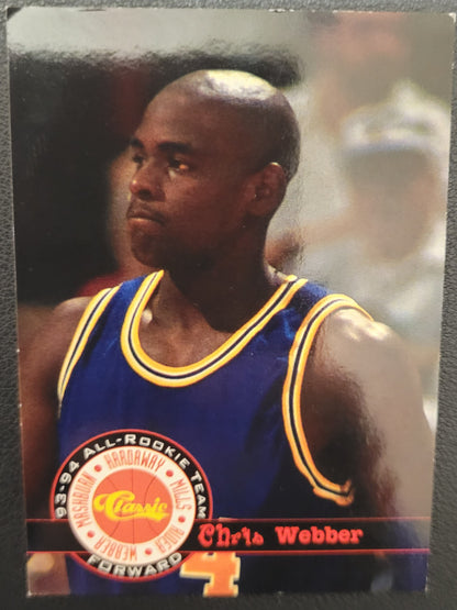 1994 Classic Draft #13 Chris Webber Printer's Proofs