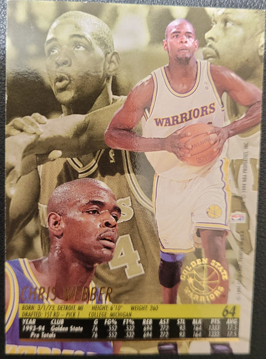 1994-95 Ultra #64 Chris Webber