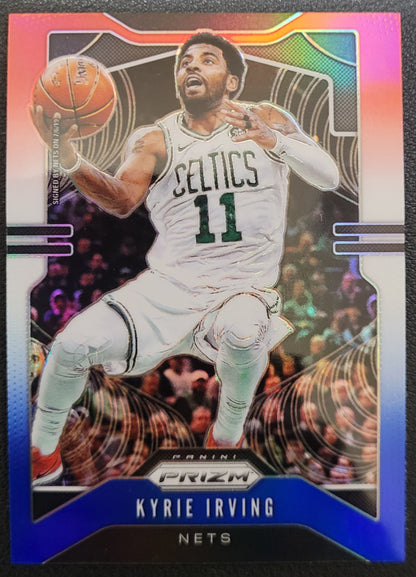 2019-20 Panini Prizm #201 Kyrie Irving Prizms Red White and Blue