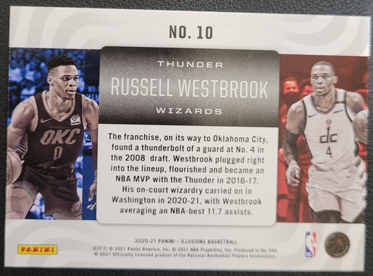 2020-21 Panini Illusions Russell Westbrook #10