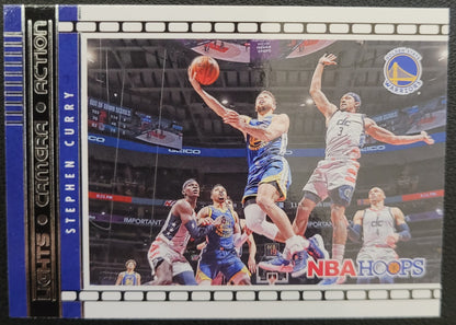 2021-22 Hoops #20 Stephen Curry Lights Camera Action