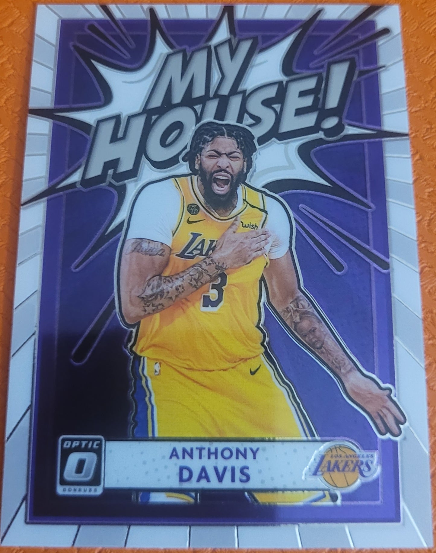 2020-21 Donruss Optic #20 Anthony Davis My House Holo