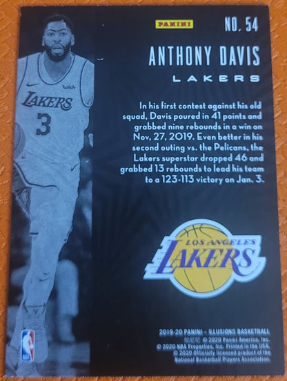 2019-20 Panini Illusions #54 Anthony Davis