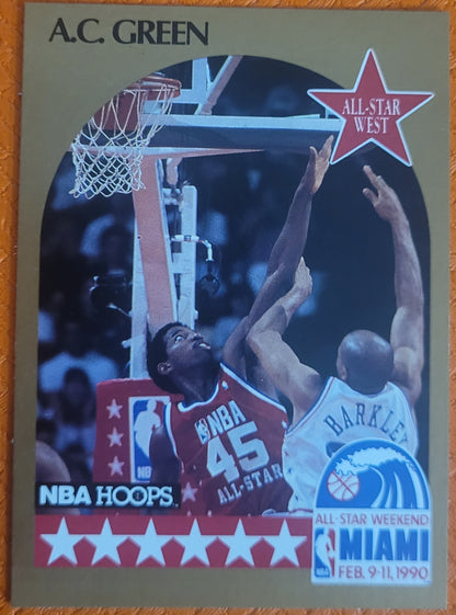 1990-91 Hoops #17 A.C. Green
