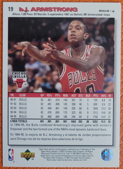 1995 Upper Deck Collector's Choice #19 B.J. Armstrong