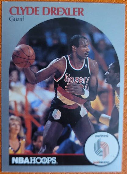 1990-91 Hoops #245 Clyde Drexler