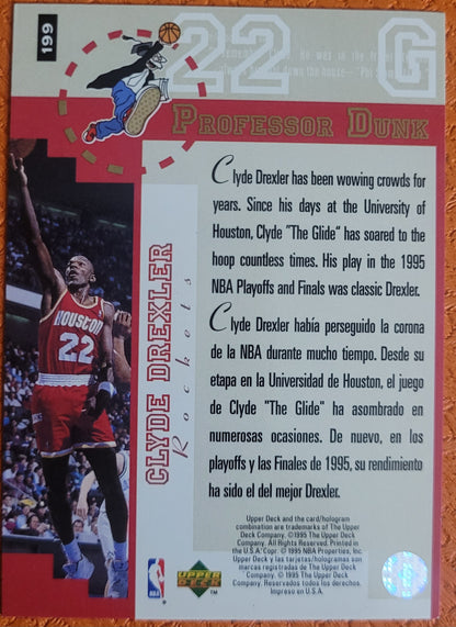 1995-96 Collector's Choice #199 Clyde Drexler