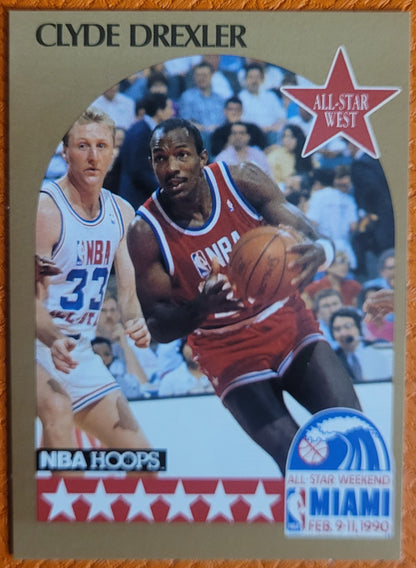 1990-91 Hoops #16 Clyde Drexler
