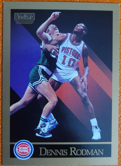 1990-91 SkyBox #91 Dennis Rodman