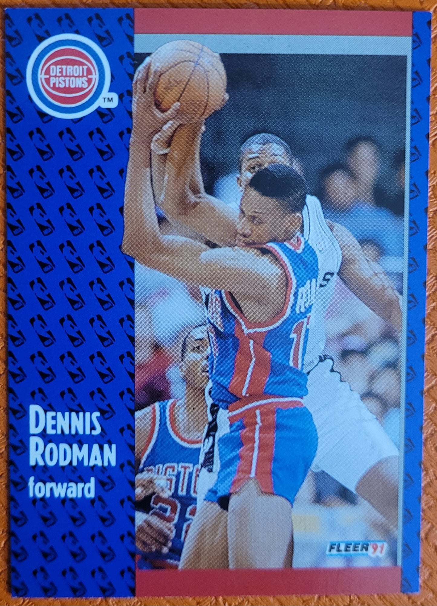 1991-92 Fleer #63 Dennis Rodman